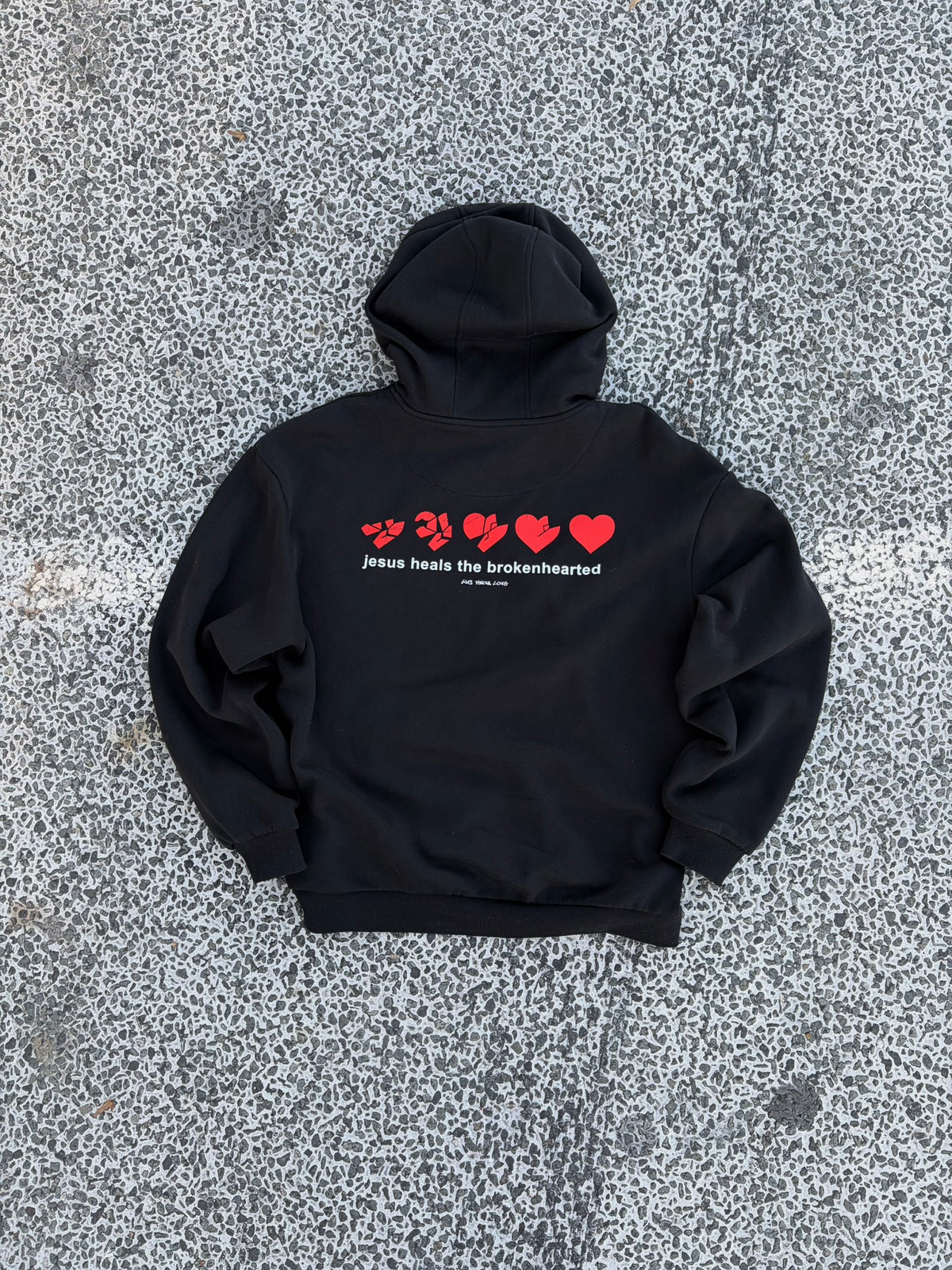 JESUS HEALS THE BROKENHEARTED - HOODIE