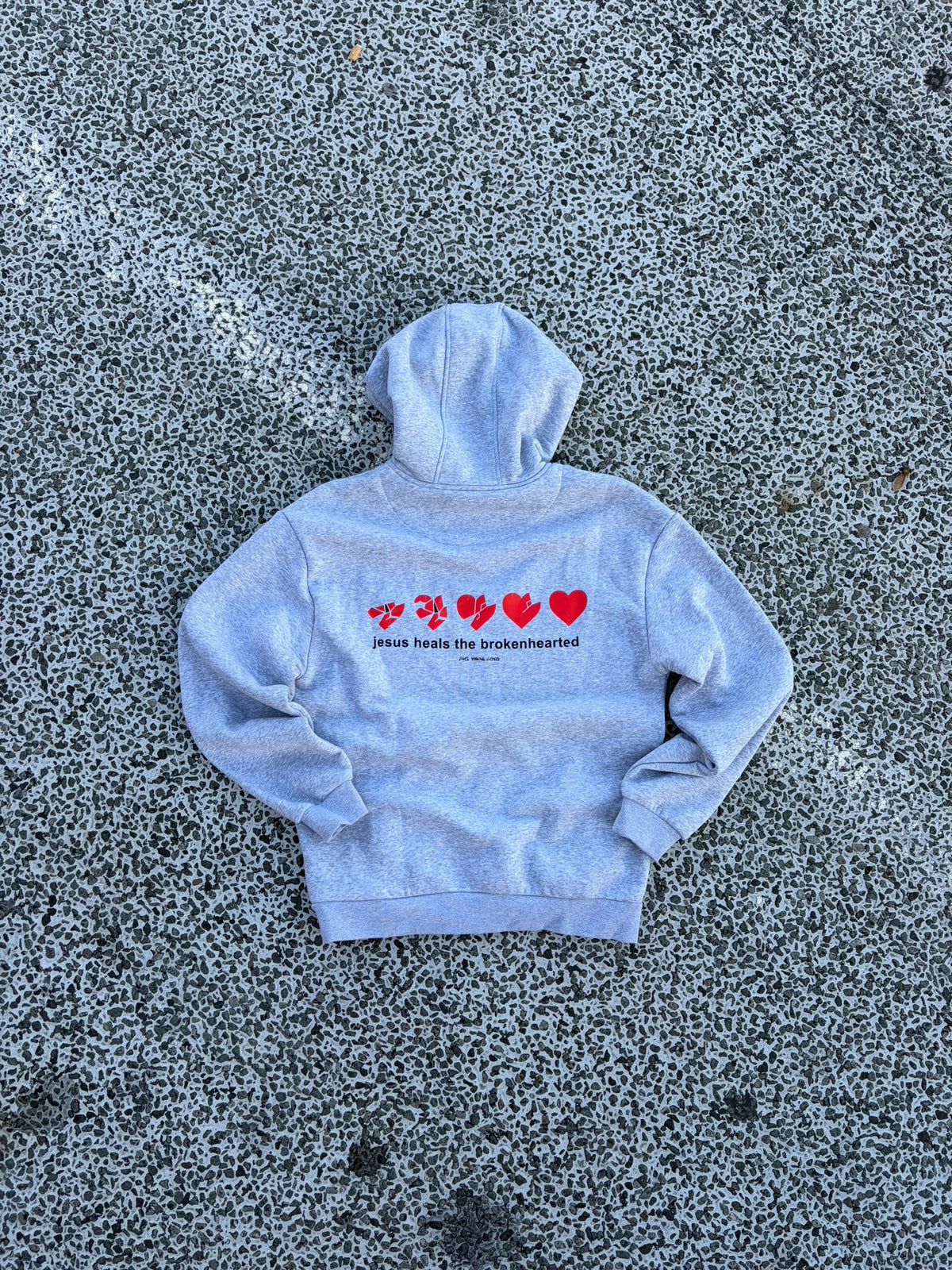 JESUS HEALS THE BROKENHEARTED - HOODIE